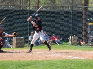 Chris playing baseball in college (circa 2007)