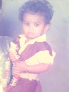 Rahul as a toddler (circa 1991)