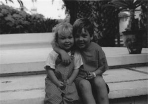 Alex and Lois as young children.