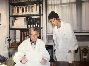 Flora Peyvandi pictured with Prof. Pier Mannucci.
