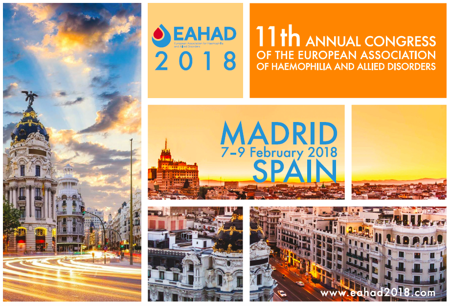 EAHAD 2018 in Madrid poster