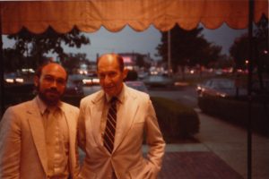Glenn Pierce pictured with Dr Oscar Ratnoff.